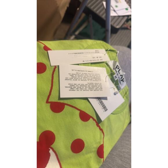 Comme des Garcons PLAY T shirt M live Green - Picture 5 of 8